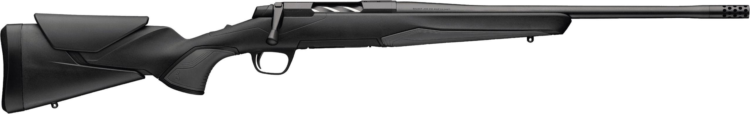 Browning X-Bolt 2 Hunter Composite Sporter bolt-action rifle, left side, black synthetic stock